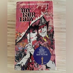 My Fair Lady VHS Audrey Hepburn, Rex Harrison